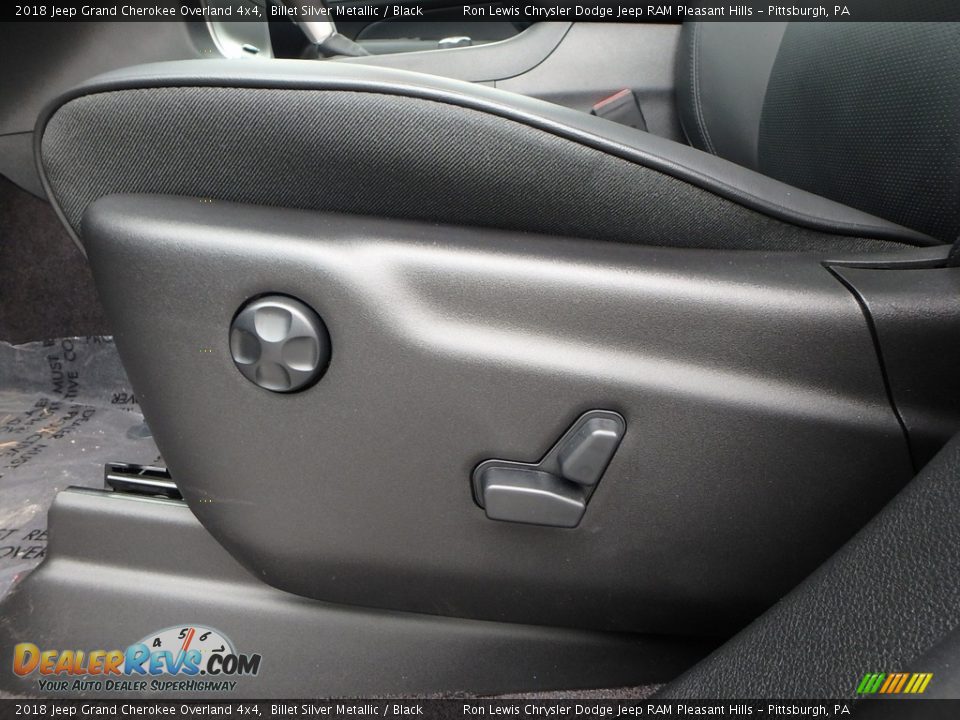 2018 Jeep Grand Cherokee Overland 4x4 Billet Silver Metallic / Black Photo #15