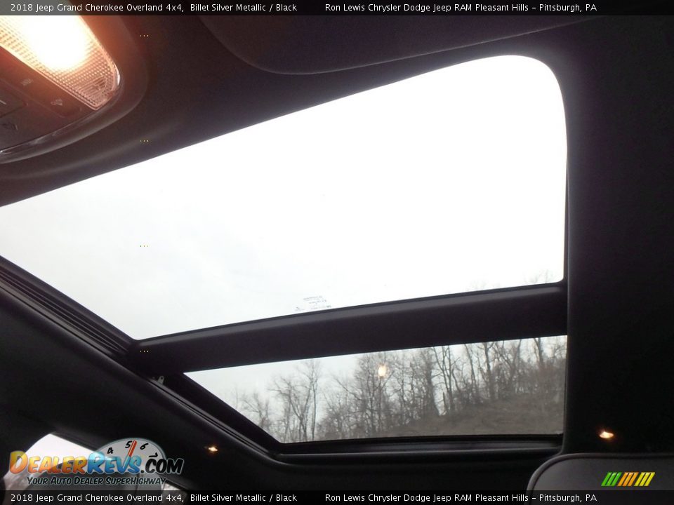2018 Jeep Grand Cherokee Overland 4x4 Billet Silver Metallic / Black Photo #16