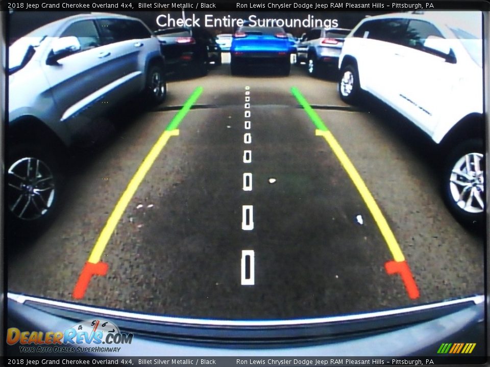 2018 Jeep Grand Cherokee Overland 4x4 Billet Silver Metallic / Black Photo #18
