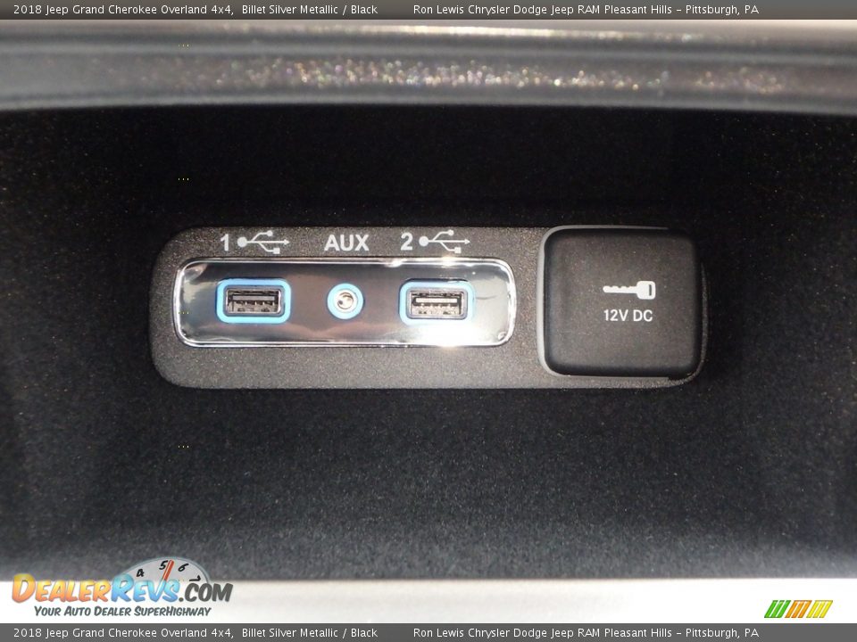 2018 Jeep Grand Cherokee Overland 4x4 Billet Silver Metallic / Black Photo #19