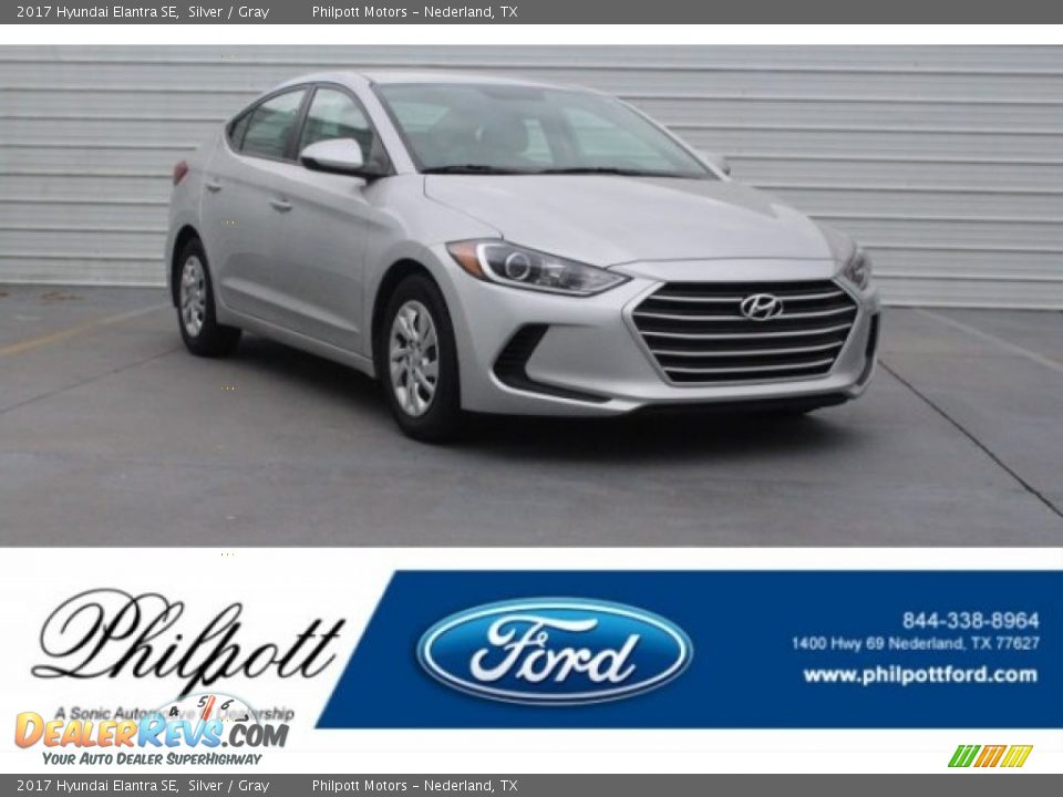 2017 Hyundai Elantra SE Silver / Gray Photo #1