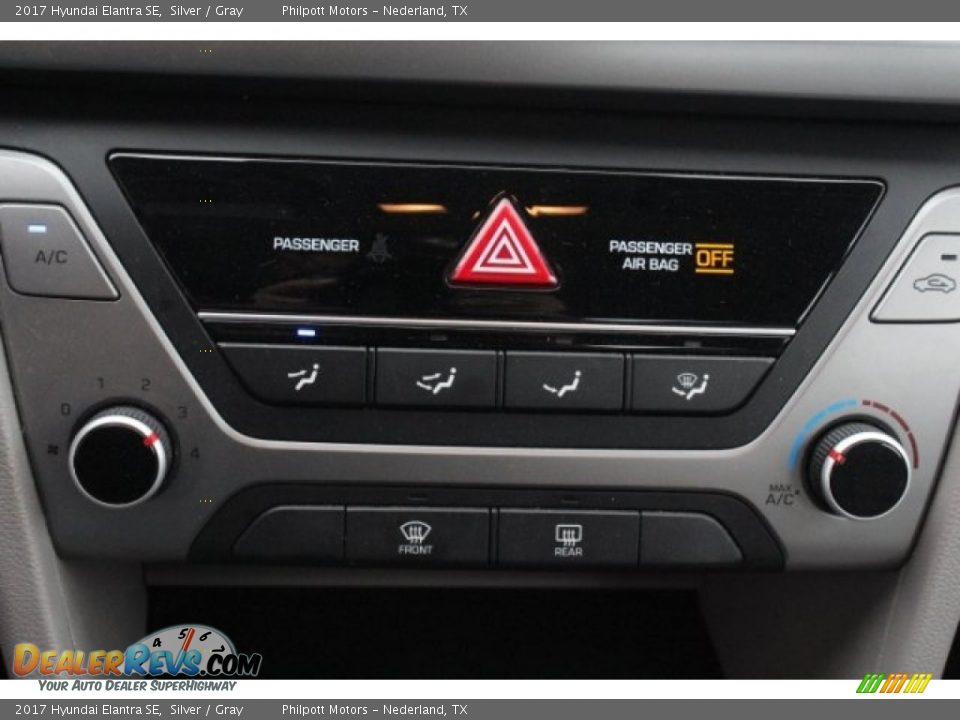 2017 Hyundai Elantra SE Silver / Gray Photo #18