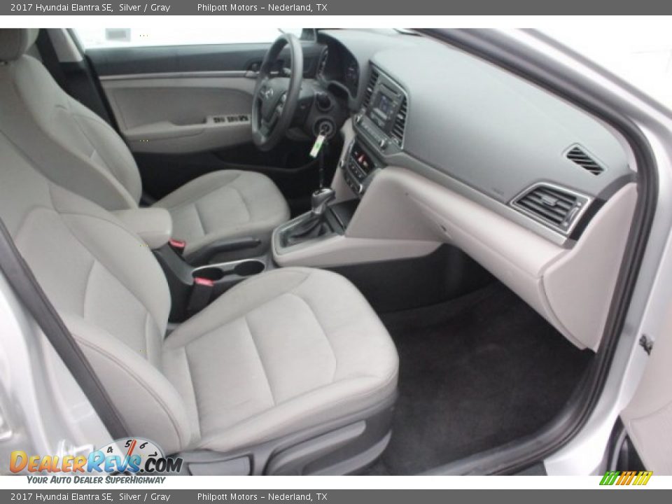 2017 Hyundai Elantra SE Silver / Gray Photo #33