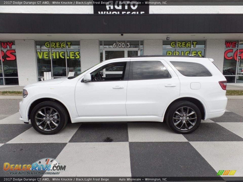 2017 Dodge Durango GT AWD White Knuckle / Black/Light Frost Beige Photo #1