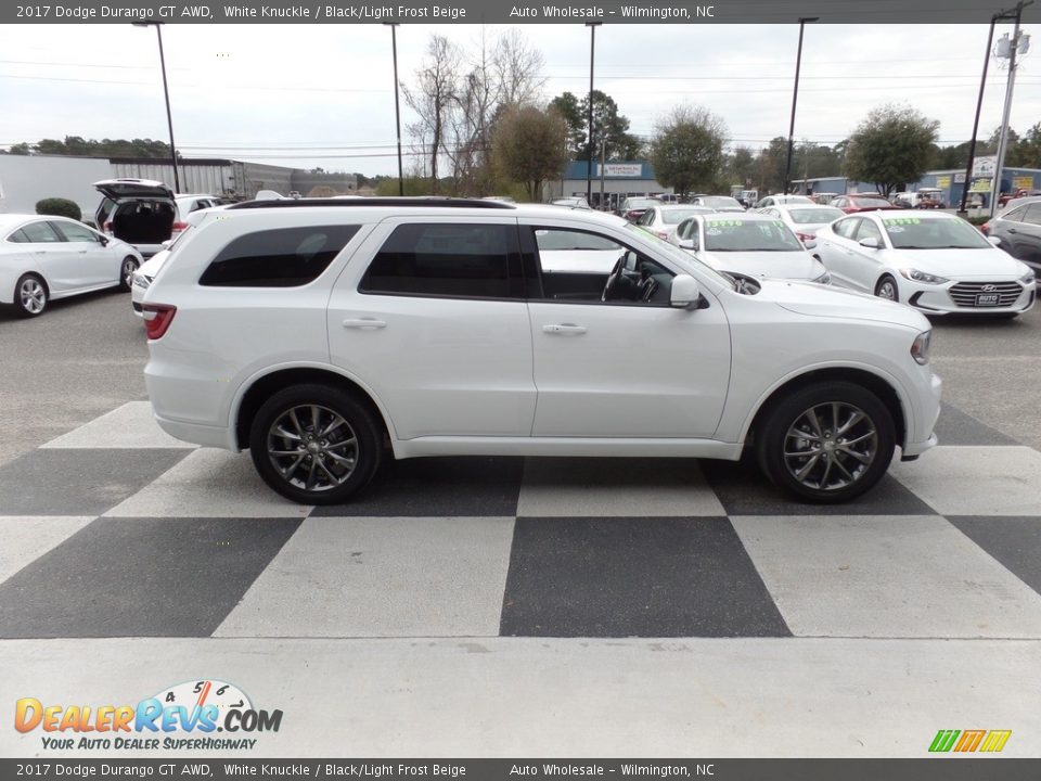 2017 Dodge Durango GT AWD White Knuckle / Black/Light Frost Beige Photo #3