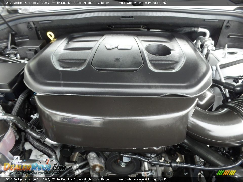 2017 Dodge Durango GT AWD White Knuckle / Black/Light Frost Beige Photo #6