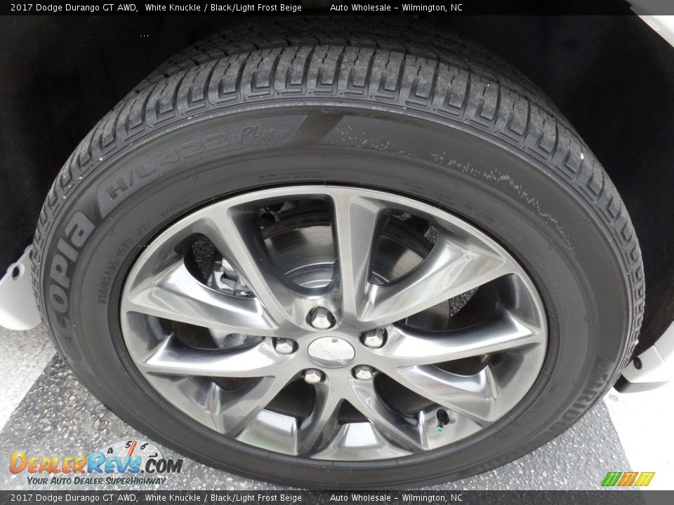 2017 Dodge Durango GT AWD White Knuckle / Black/Light Frost Beige Photo #7