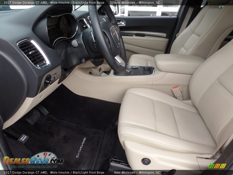 2017 Dodge Durango GT AWD White Knuckle / Black/Light Frost Beige Photo #10