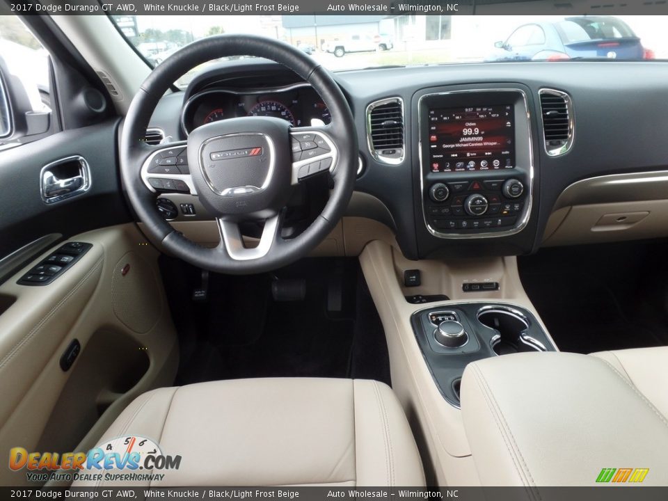 2017 Dodge Durango GT AWD White Knuckle / Black/Light Frost Beige Photo #15
