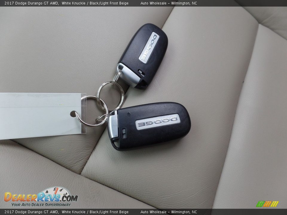 2017 Dodge Durango GT AWD White Knuckle / Black/Light Frost Beige Photo #20