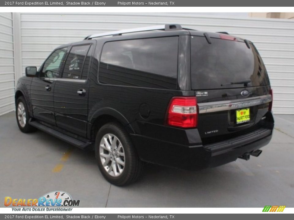 2017 Ford Expedition EL Limited Shadow Black / Ebony Photo #8