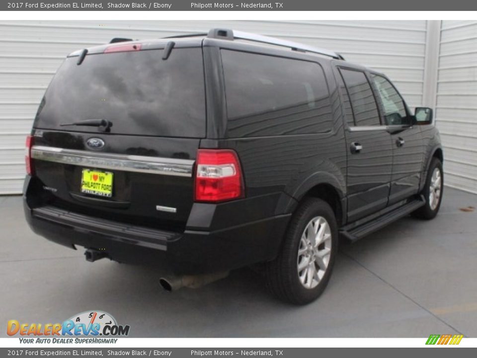 2017 Ford Expedition EL Limited Shadow Black / Ebony Photo #10