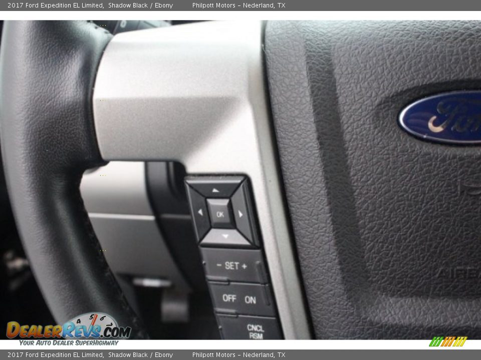2017 Ford Expedition EL Limited Shadow Black / Ebony Photo #23