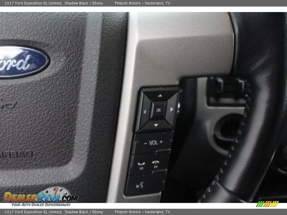 2017 Ford Expedition EL Limited Shadow Black / Ebony Photo #24