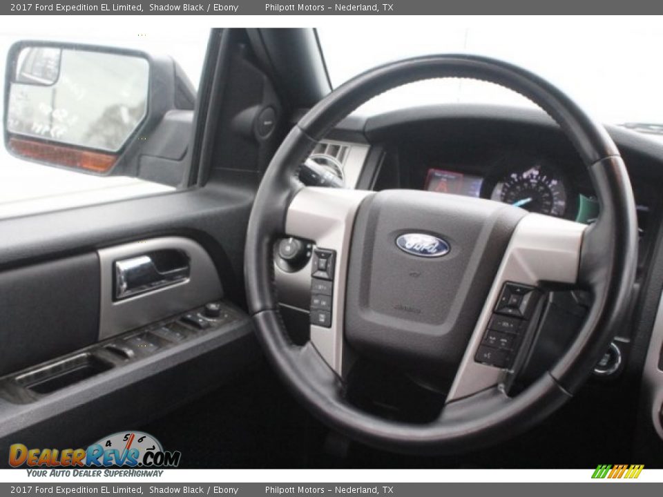 2017 Ford Expedition EL Limited Shadow Black / Ebony Photo #31