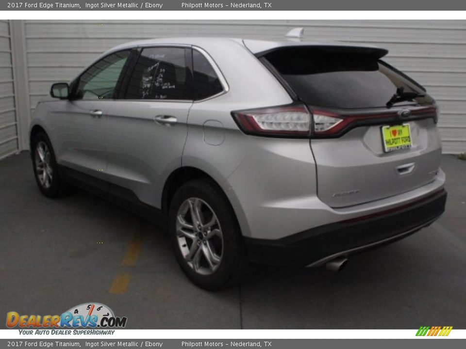 2017 Ford Edge Titanium Ingot Silver Metallic / Ebony Photo #8