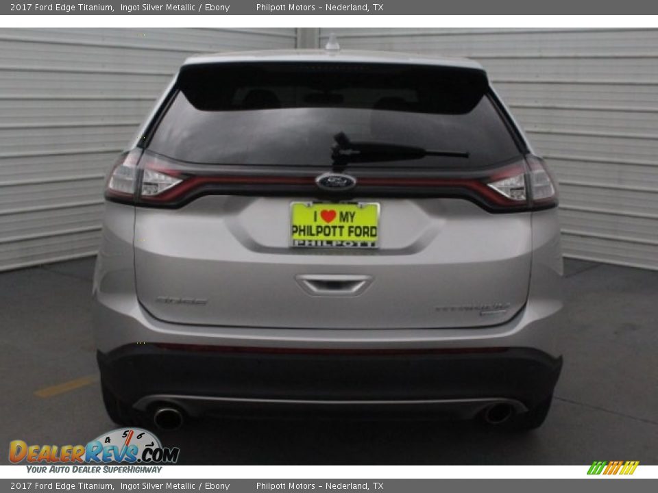 2017 Ford Edge Titanium Ingot Silver Metallic / Ebony Photo #9