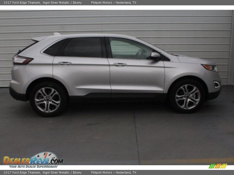 2017 Ford Edge Titanium Ingot Silver Metallic / Ebony Photo #11