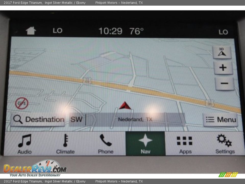 2017 Ford Edge Titanium Ingot Silver Metallic / Ebony Photo #19