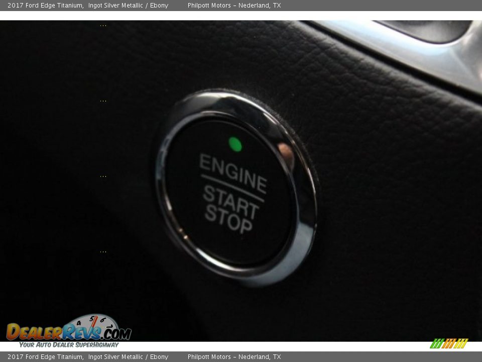 2017 Ford Edge Titanium Ingot Silver Metallic / Ebony Photo #22
