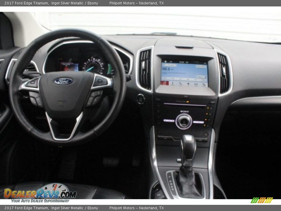 2017 Ford Edge Titanium Ingot Silver Metallic / Ebony Photo #30
