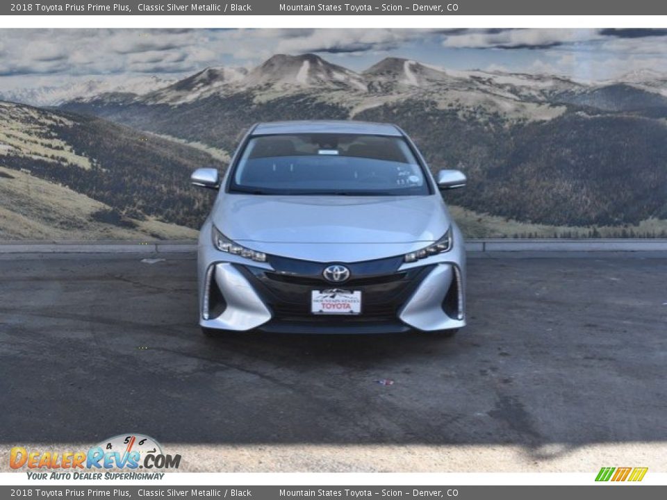 2018 Toyota Prius Prime Plus Classic Silver Metallic / Black Photo #2