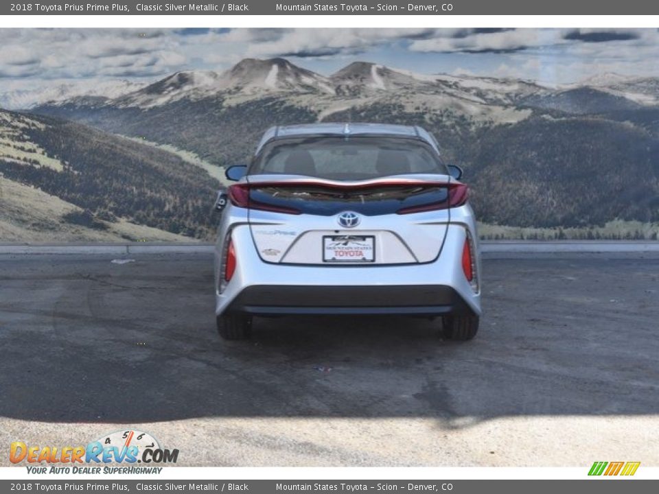 2018 Toyota Prius Prime Plus Classic Silver Metallic / Black Photo #4