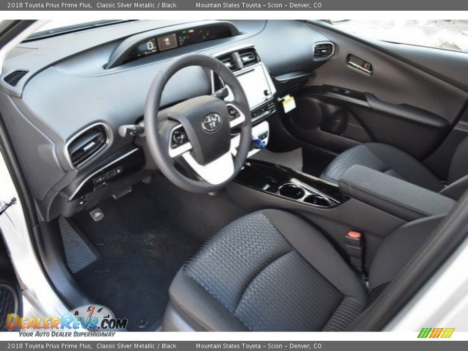 2018 Toyota Prius Prime Plus Classic Silver Metallic / Black Photo #5