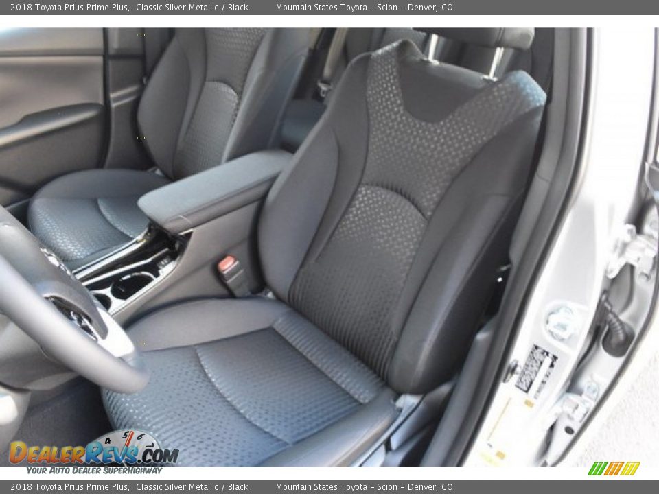 2018 Toyota Prius Prime Plus Classic Silver Metallic / Black Photo #7