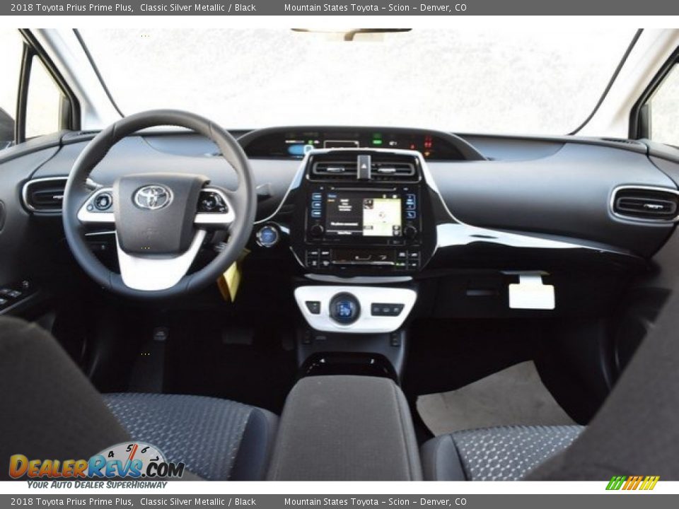 2018 Toyota Prius Prime Plus Classic Silver Metallic / Black Photo #8