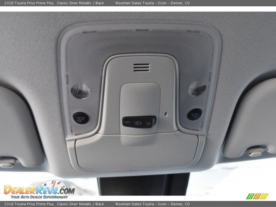 2018 Toyota Prius Prime Plus Classic Silver Metallic / Black Photo #9