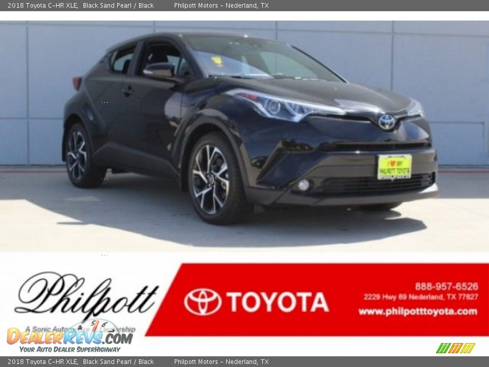 2018 Toyota C-HR XLE Black Sand Pearl / Black Photo #1