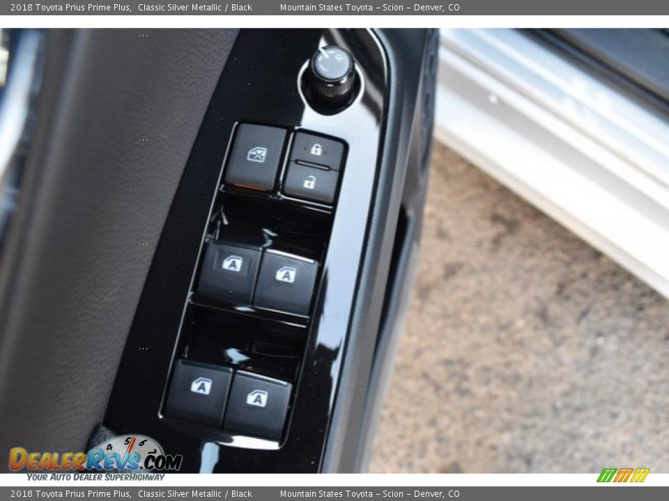 2018 Toyota Prius Prime Plus Classic Silver Metallic / Black Photo #24