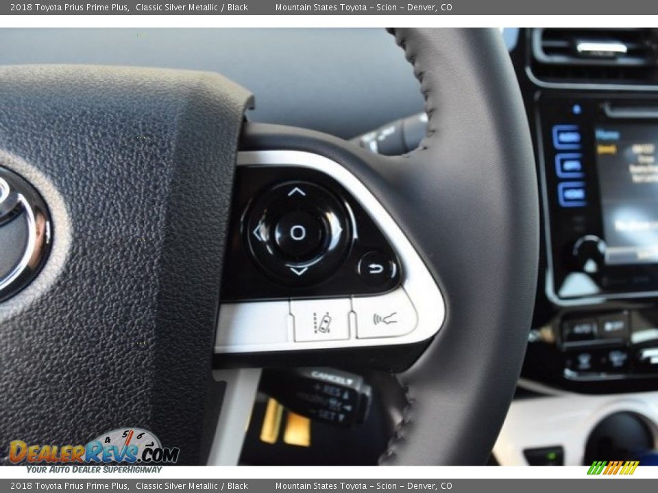 2018 Toyota Prius Prime Plus Classic Silver Metallic / Black Photo #27
