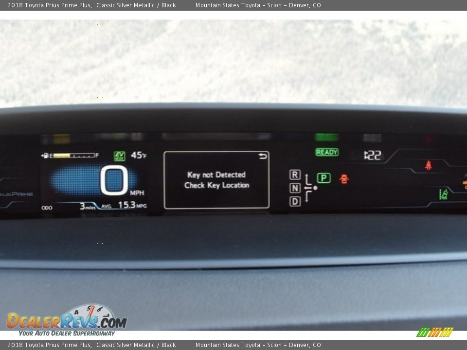 2018 Toyota Prius Prime Plus Classic Silver Metallic / Black Photo #28