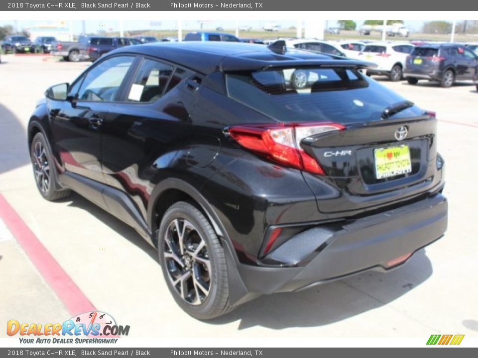 2018 Toyota C-HR XLE Black Sand Pearl / Black Photo #6