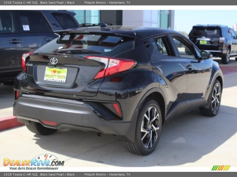 2018 Toyota C-HR XLE Black Sand Pearl / Black Photo #8