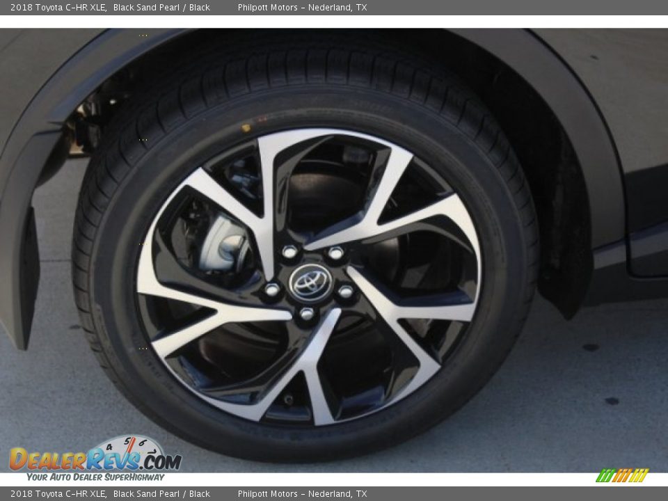 2018 Toyota C-HR XLE Black Sand Pearl / Black Photo #9