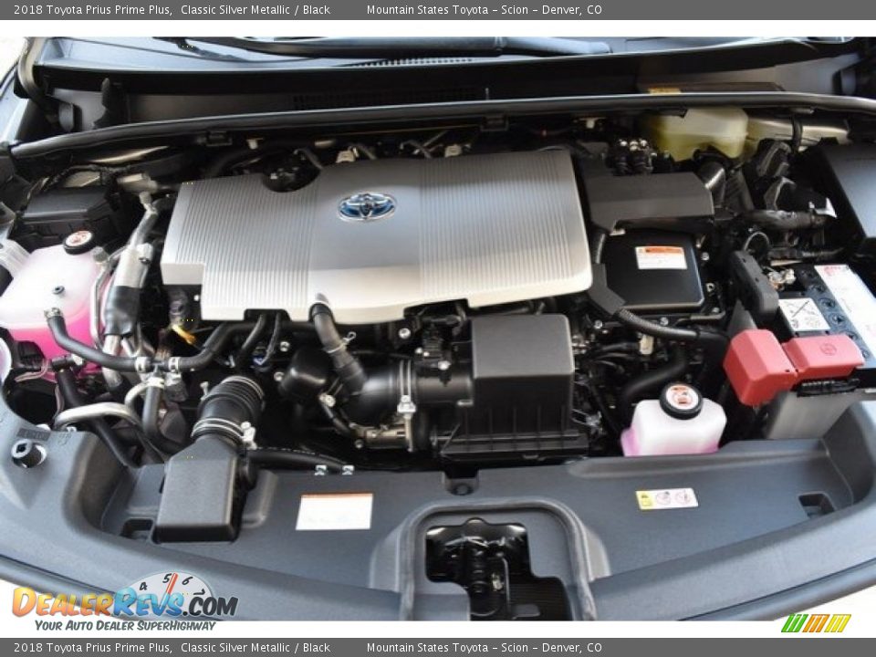 2018 Toyota Prius Prime Plus Classic Silver Metallic / Black Photo #31