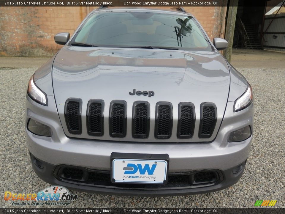 2016 Jeep Cherokee Latitude 4x4 Billet Silver Metallic / Black Photo #4