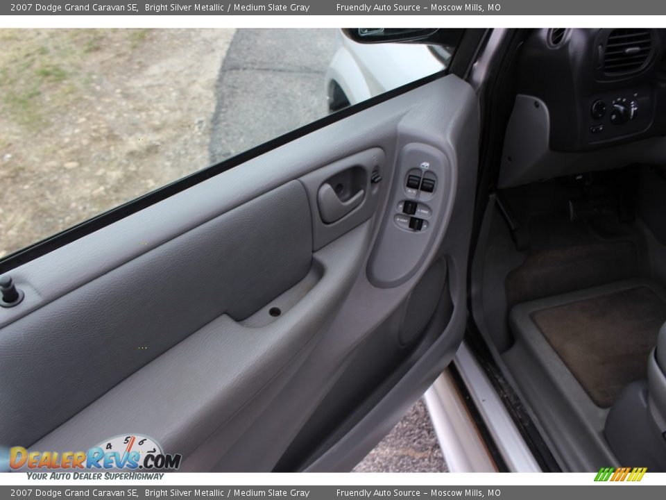 2007 Dodge Grand Caravan SE Bright Silver Metallic / Medium Slate Gray Photo #13