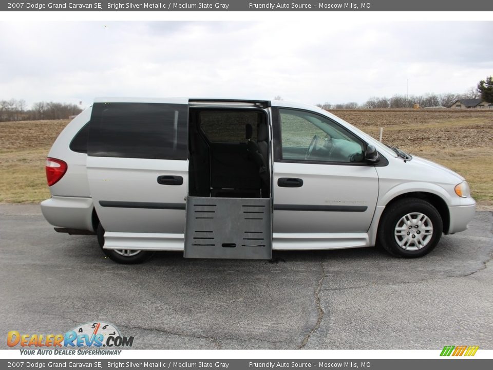2007 Dodge Grand Caravan SE Bright Silver Metallic / Medium Slate Gray Photo #20