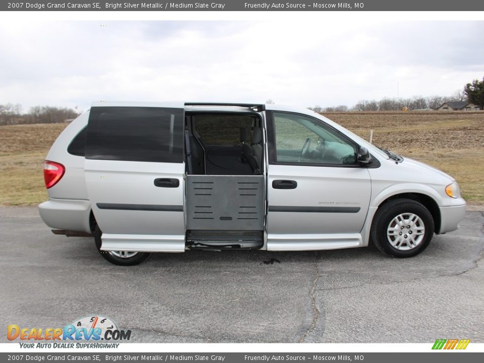 2007 Dodge Grand Caravan SE Bright Silver Metallic / Medium Slate Gray Photo #21