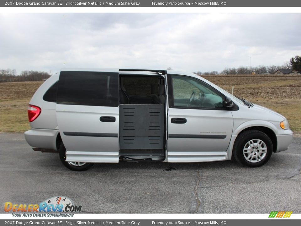 2007 Dodge Grand Caravan SE Bright Silver Metallic / Medium Slate Gray Photo #22