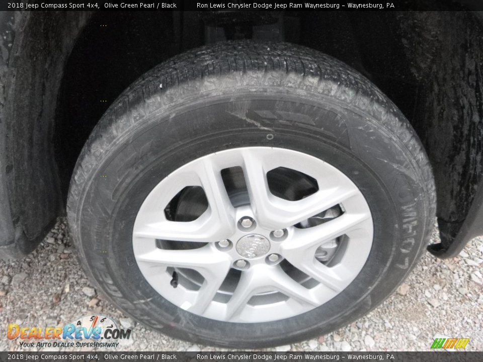 2018 Jeep Compass Sport 4x4 Olive Green Pearl / Black Photo #9