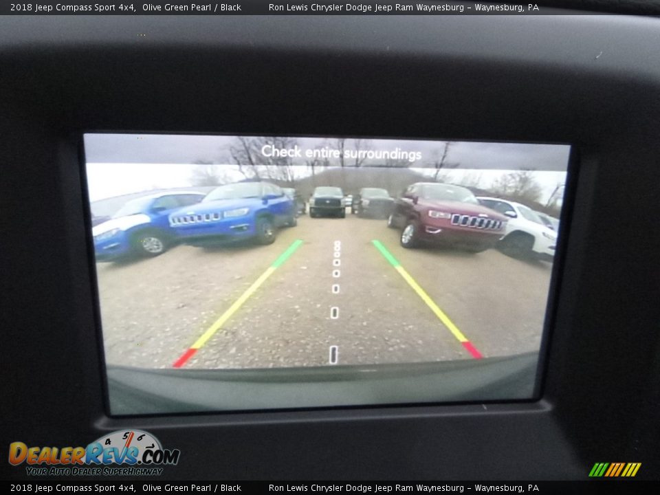 2018 Jeep Compass Sport 4x4 Olive Green Pearl / Black Photo #18