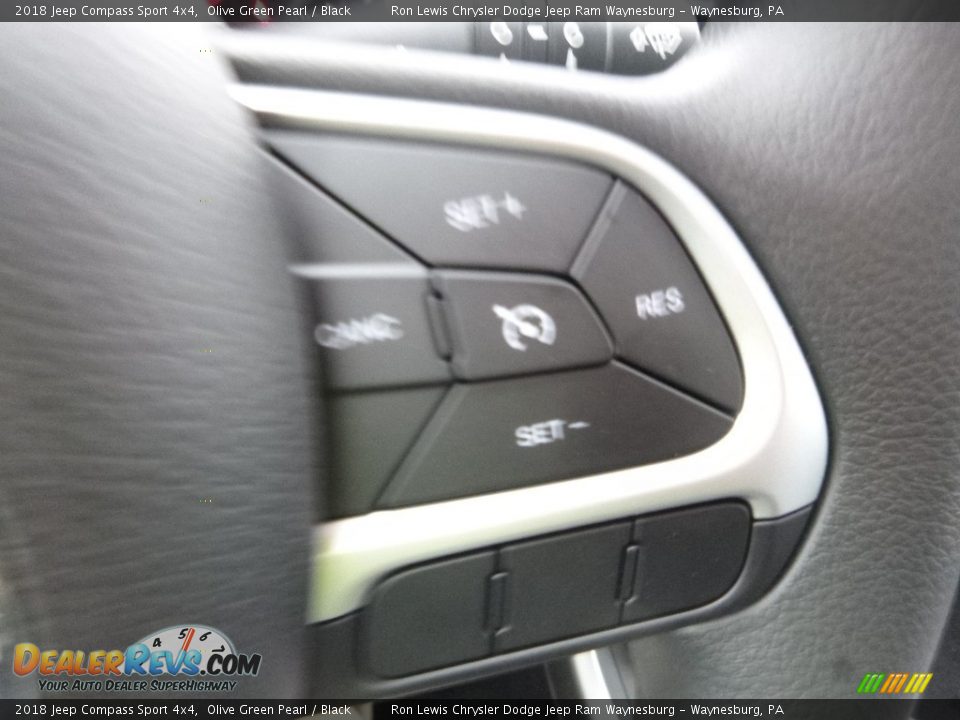 2018 Jeep Compass Sport 4x4 Olive Green Pearl / Black Photo #19