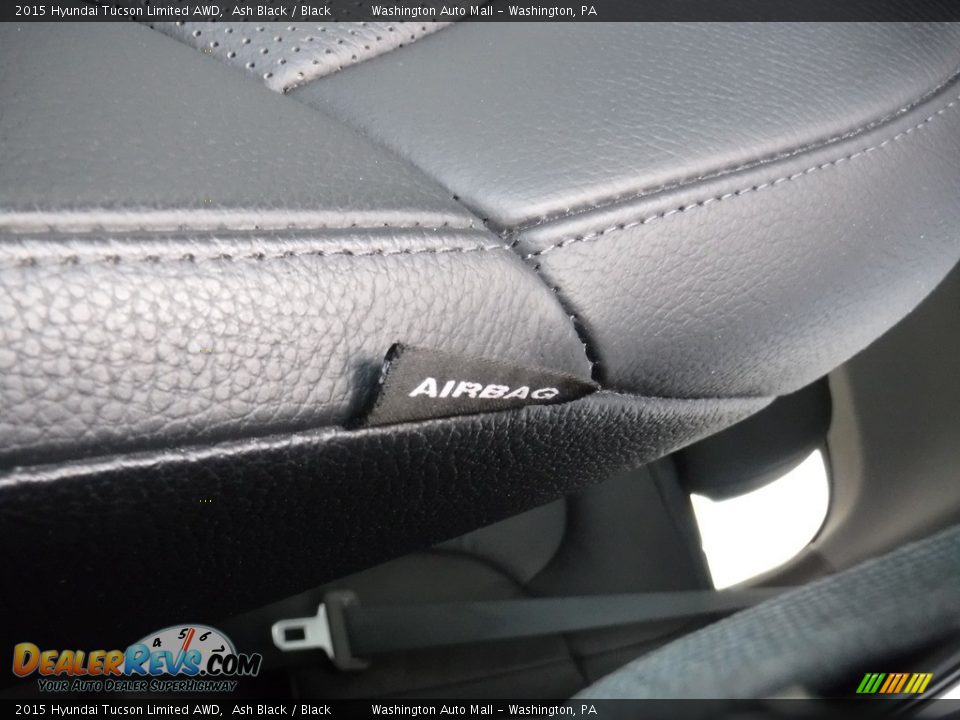 2015 Hyundai Tucson Limited AWD Ash Black / Black Photo #16