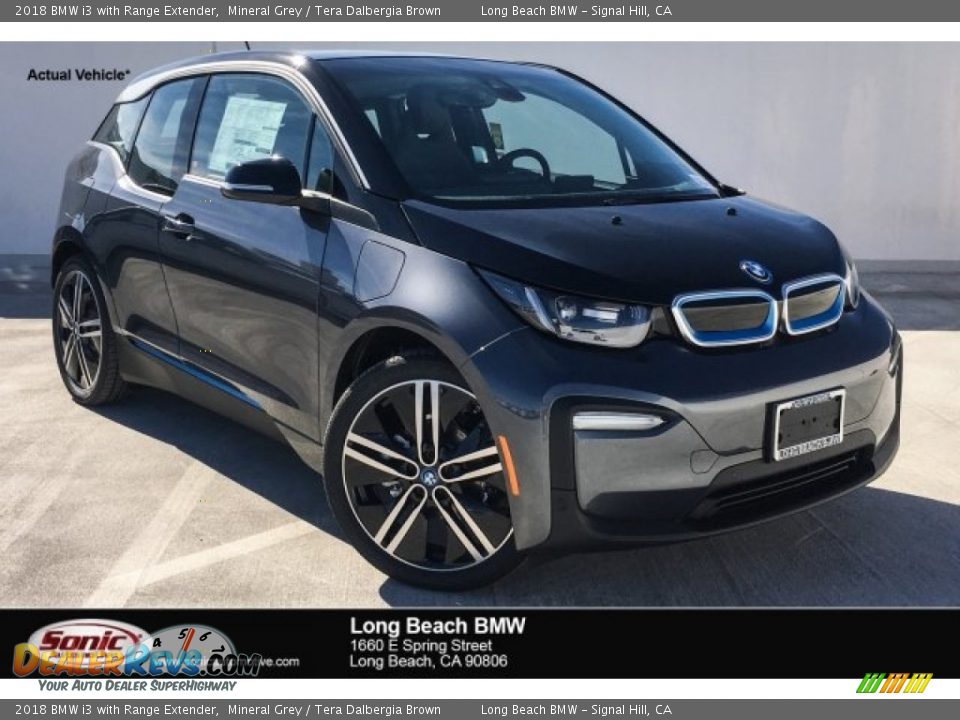 2018 BMW i3 with Range Extender Mineral Grey / Tera Dalbergia Brown Photo #1