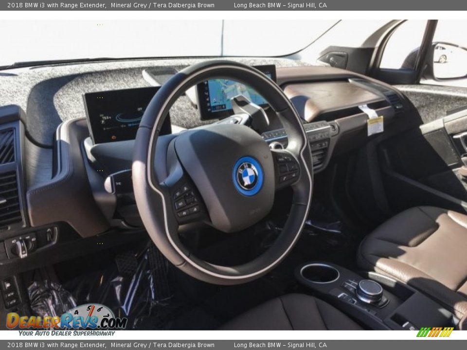 2018 BMW i3 with Range Extender Mineral Grey / Tera Dalbergia Brown Photo #5